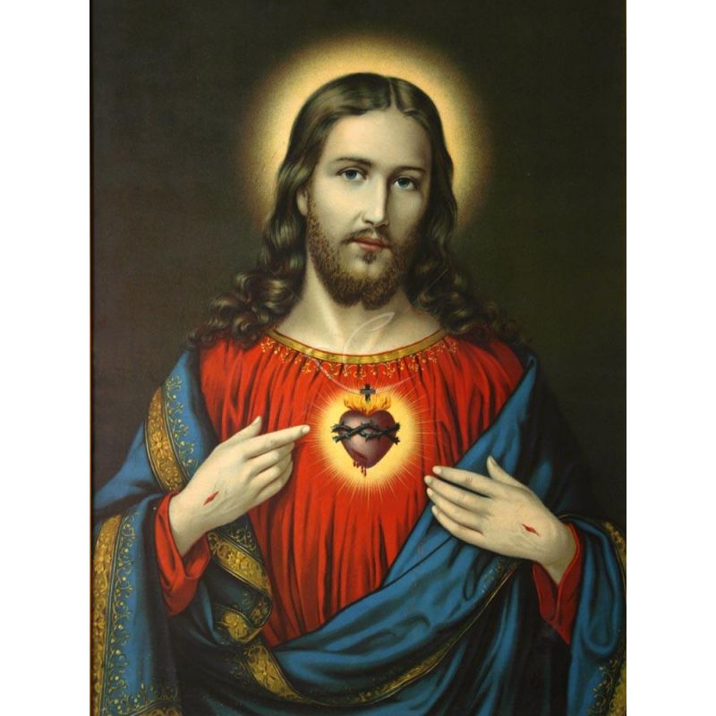 Obraz 30x40 - Serce Jezusa
