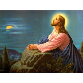 Obraz 30x40 - Jezus modlący
