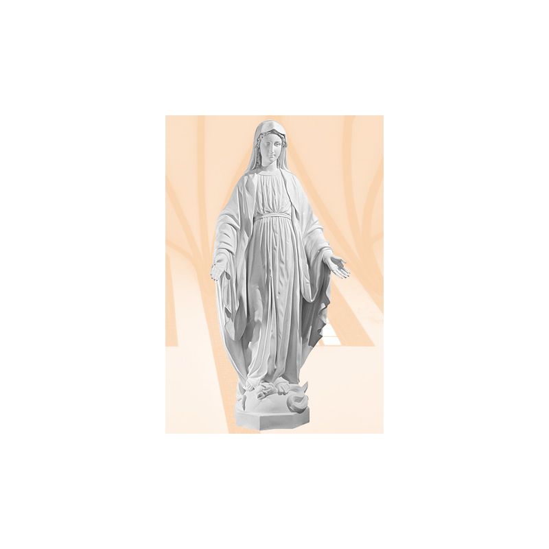 Figura Matka Boża Niepokalana biała - 105 cm