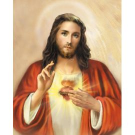 Obrazek 20x25 - Najświętsze Serce Pana Jezusa