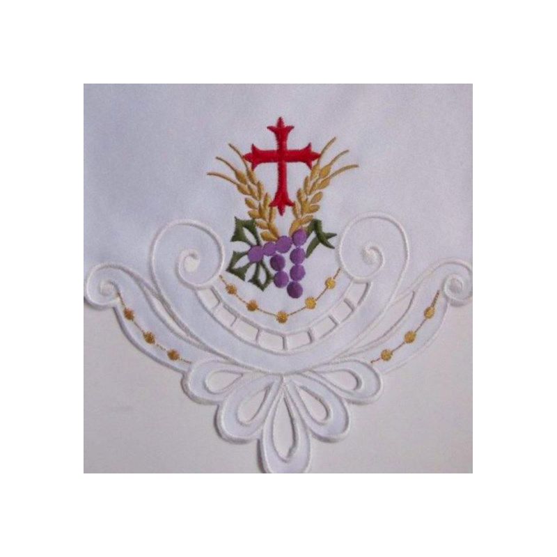 Obrus ołtarzowy haftowany - wzór eucharystyczny (91)