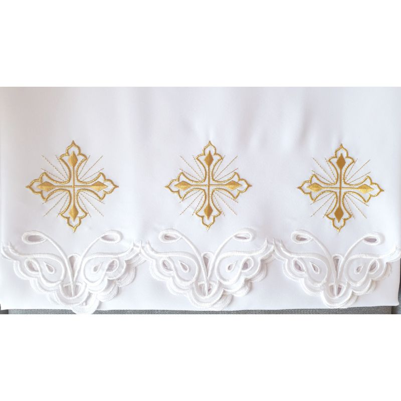 Obrus ołtarzowy haftowany - wzór eucharystyczny (99)