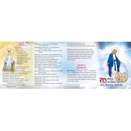 Folder składany Modlitwy do Matki Bożej od Cudownego Medalika