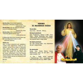 Folder składany Koronka do Miłosierdzia Bożego