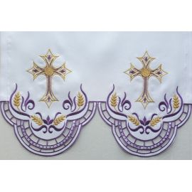 Obrus ołtarzowy haftowany - wzór eucharystyczny (206)