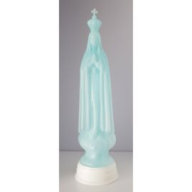 Butelka na wodę święconą - Matka Boża Różańcowa niebieska