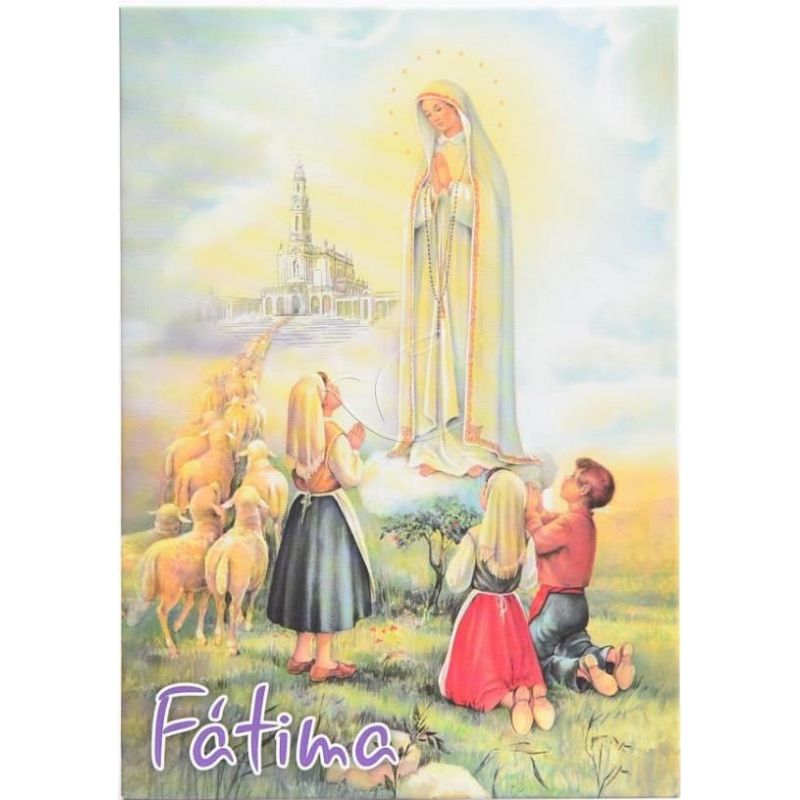 Matka Boża Fatimska - Ikona dwustronna format A5 (2)