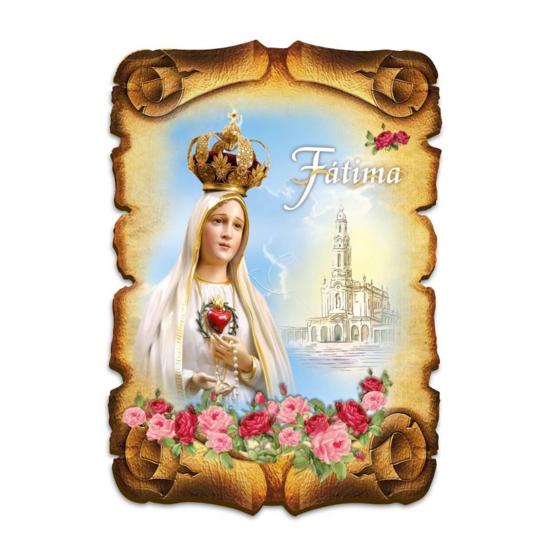 Obraz na HDF format A5 - Matka Boża Fatimska (2)