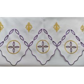 Obrus ołtarzowy haftowany - wzór eucharystyczny (212)