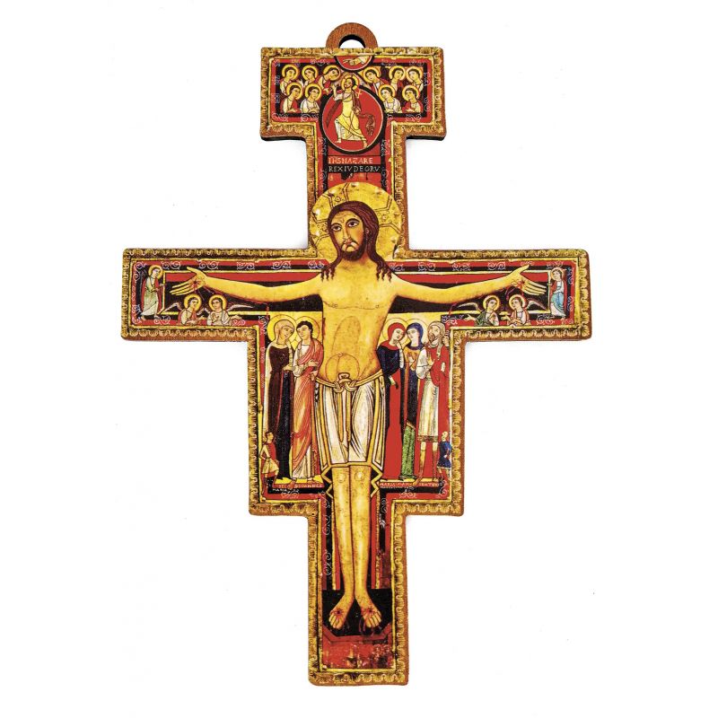 Krzyż św. Franciszka 8x6 cm