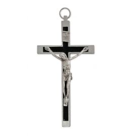 Krzyż zakonny, metalowy, inkrustowany - 8,5 cm