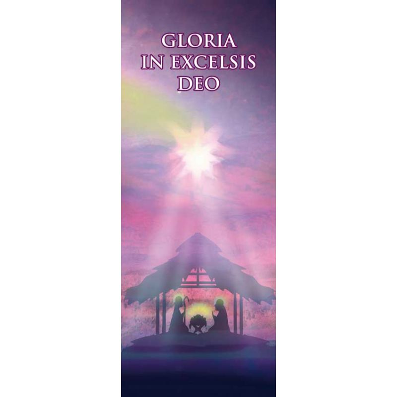 Baner na Boże Narodzenie - Gloria in Excelsis Deo (4)