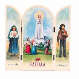 Tryptyk drewniany Fatima