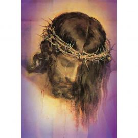 Plakat Wielkanocny - Jezus w koronie cierniowej
