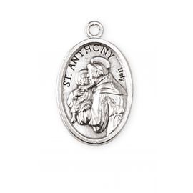 Medalik metalowy Święty Antoni