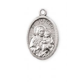 Medalik metalowy Święty Józef
