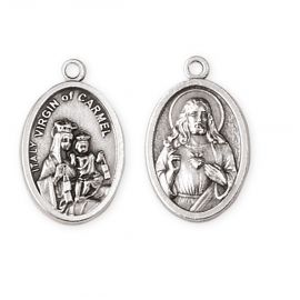 Medalik metalowy Matka Boża Szkaplerzna
