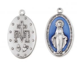 Medalik metalowy Matka Boża Niepokalana 4 cm (1)