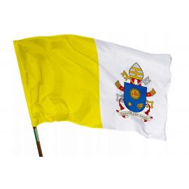 Flaga religijna PAPIESKA (Franciszek) 112x70cm