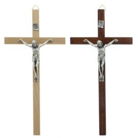 Krzyż drewniany na ścianę - 18 cm