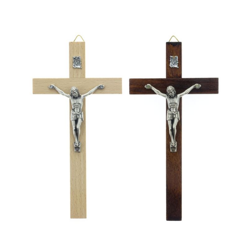 Krzyż drewniany na ścianę - 16 cm (1)