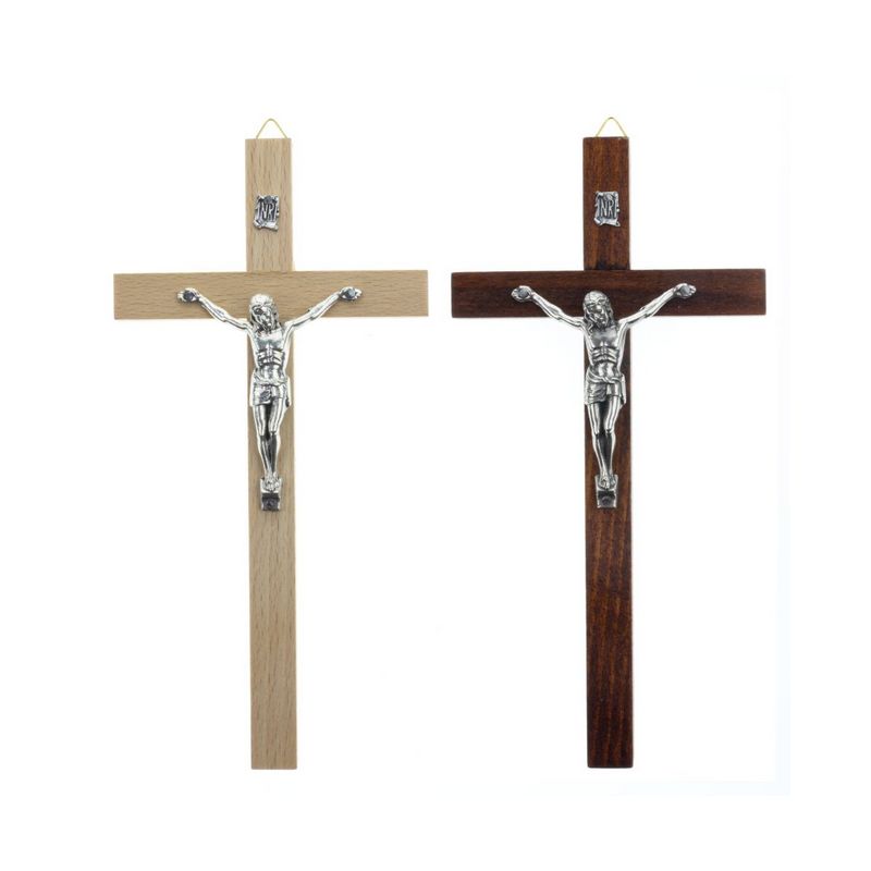 Krzyż drewniany na ścianę - 20 cm