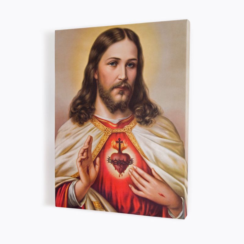 Obraz Serce Jezusa - płótno canvas (36)