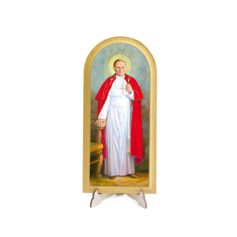 Obraz półokrągły Święty Jan Paweł II - Ołtarz ze szczyrku