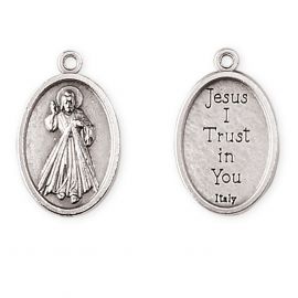 Medalik metalowy Jezu Ufam Tobie