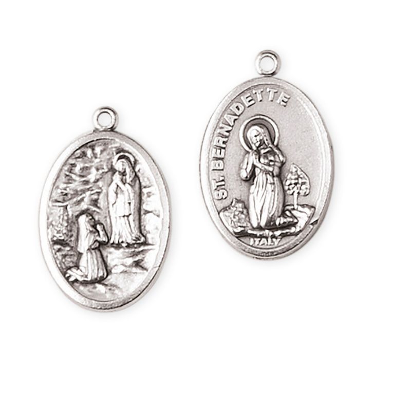 Medalik metalowy św. Bernadetta/MB z Lourdes