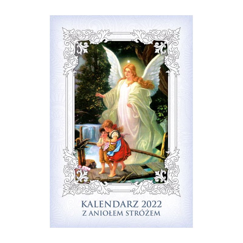 Kalendarz religijny z Aniołem Stróżem