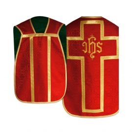 Ornat rzymski IHS - kolory liturgiczne, żakard (29)