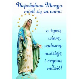 Plakat - Niepokalane Serce Maryi