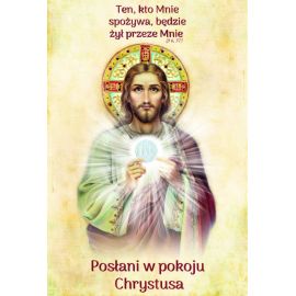 Plakat - Posłani w Pokoju Chrystusa