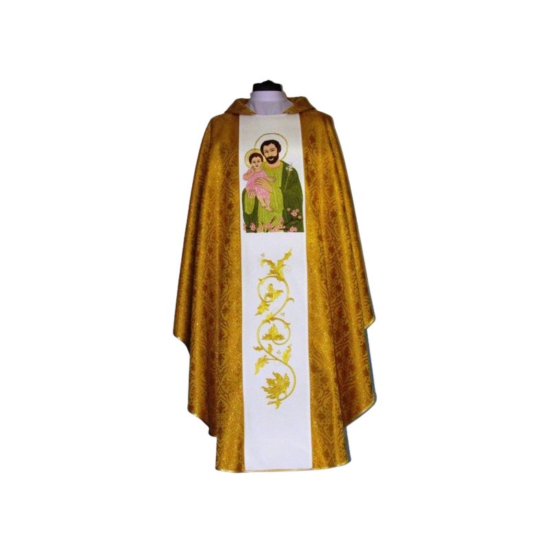 Ornat z wizerunkiem św. Józefa (brokat)