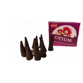 Kadzidło stożkowe Opium - 10 stożków