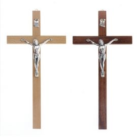 Krzyż drewniany na ścianę - 27x 13,5 cm