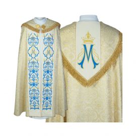 Kapa liturgiczna Maryjna haftowana (45)