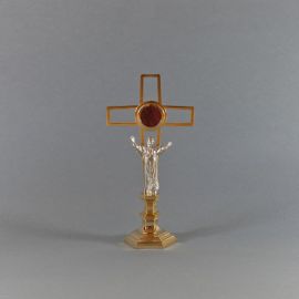 Relikwiarz złocony Jan Paweł II