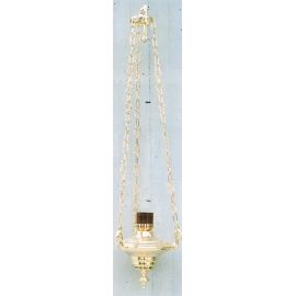 Lampka wieczna, wisząca, elektryczna lub oliwna - 40 cm.