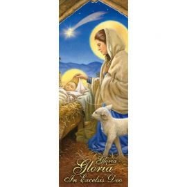 Baner Bożonarodzeniowy - Gloria Gloria in excelsis Deo (8)