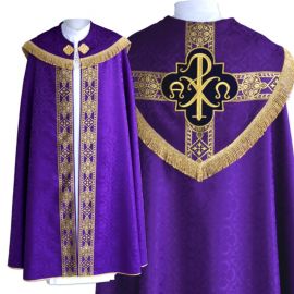 Kapa haftowana Alfa Omega, kolory liturgiczne (17)