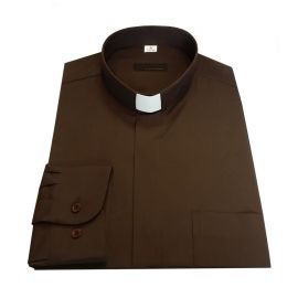 Koszula kapłańska - brąz