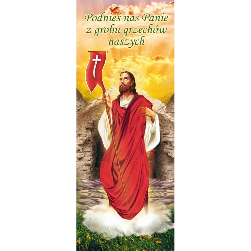 Baner na Wielkanoc "Podnieś nas Panie.." (32)