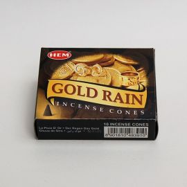 Kadzidło stożkowe - Gold Rain (10 stożków)