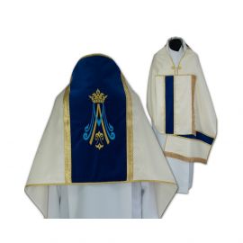 Welon liturgiczny Maryjny haftowany (11)