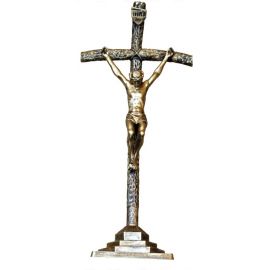 Krzyż papieski ołtarzowy 67/30 cm.