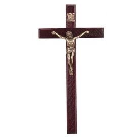 Krzyż drewniany, wiśniowy - 12,5x7 cm