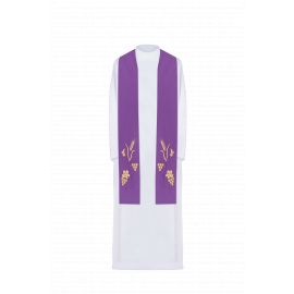 Stuła haftowana - kolory liturgiczne (3)