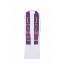 Stuła haftowana - kolory liturgiczne (42)